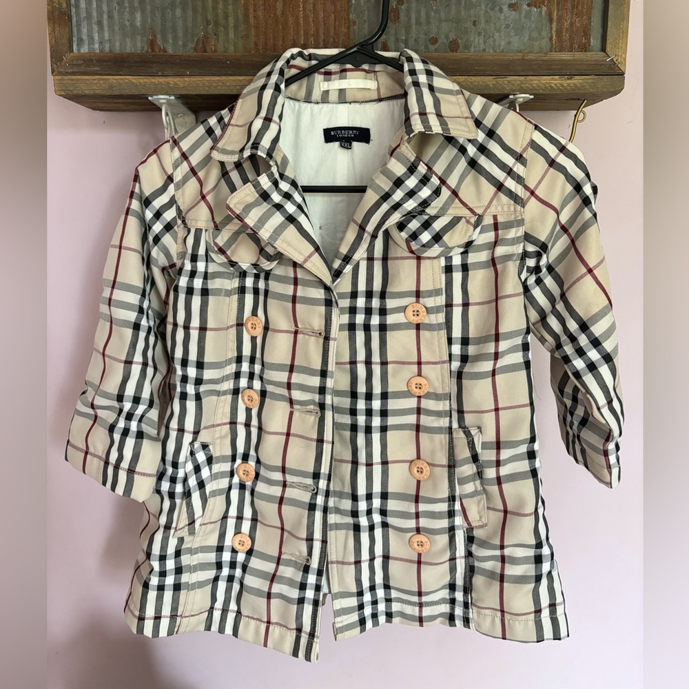 Lightly loved children’s Burberry coat